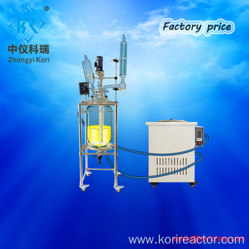 Laboratory equipment for 1-200l glass reactor